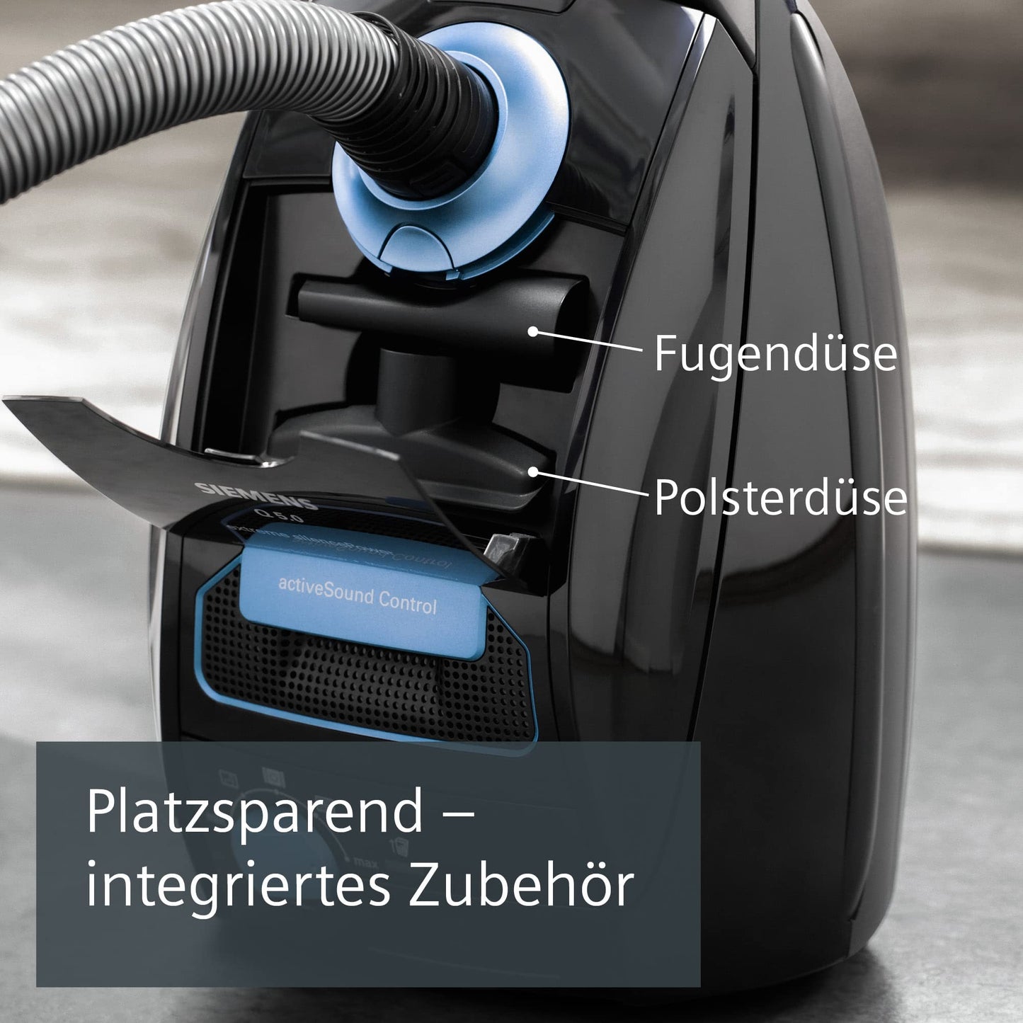 Siemens Q5.0 Staubsauger mit Beutel 850W Schwarz