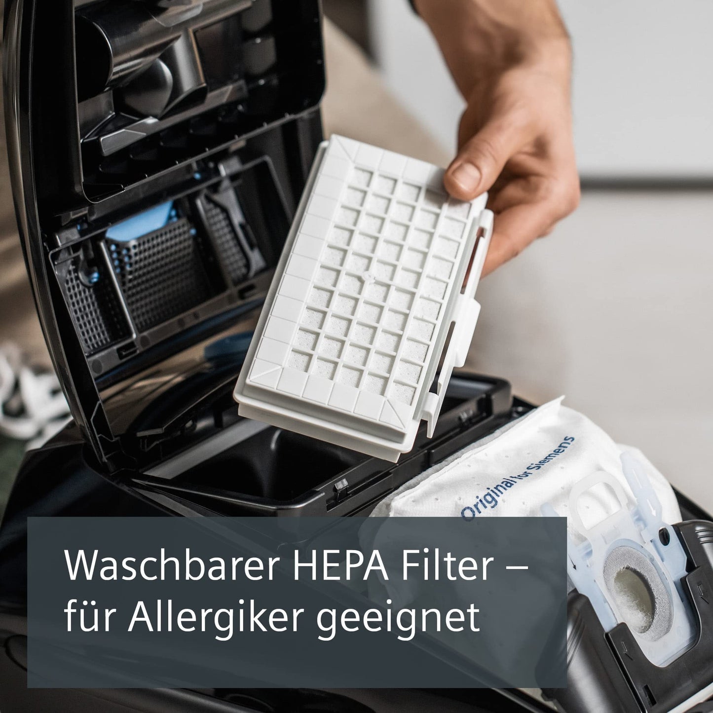 Siemens Q5.0 Staubsauger mit Beutel 850W Schwarz