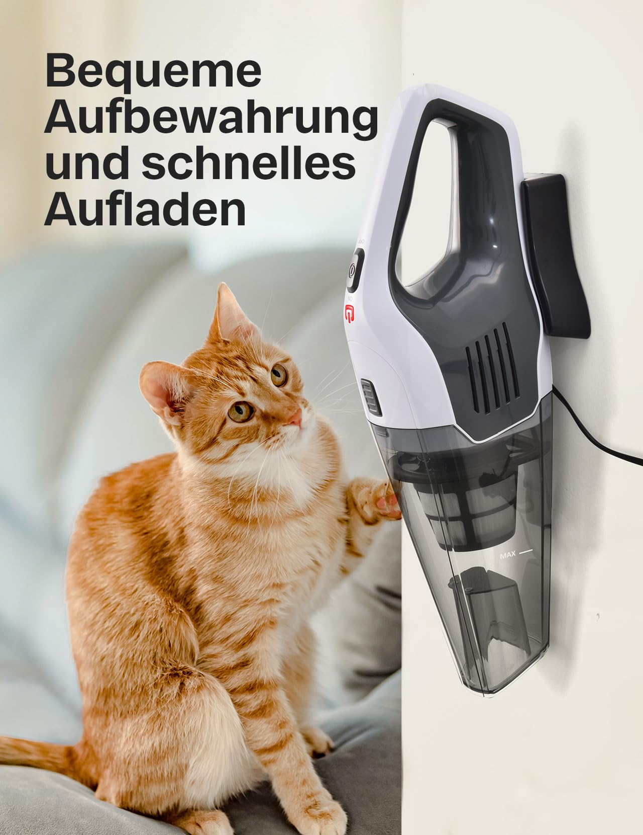 Kabelloser Handstaubsauger Akku Tragbar