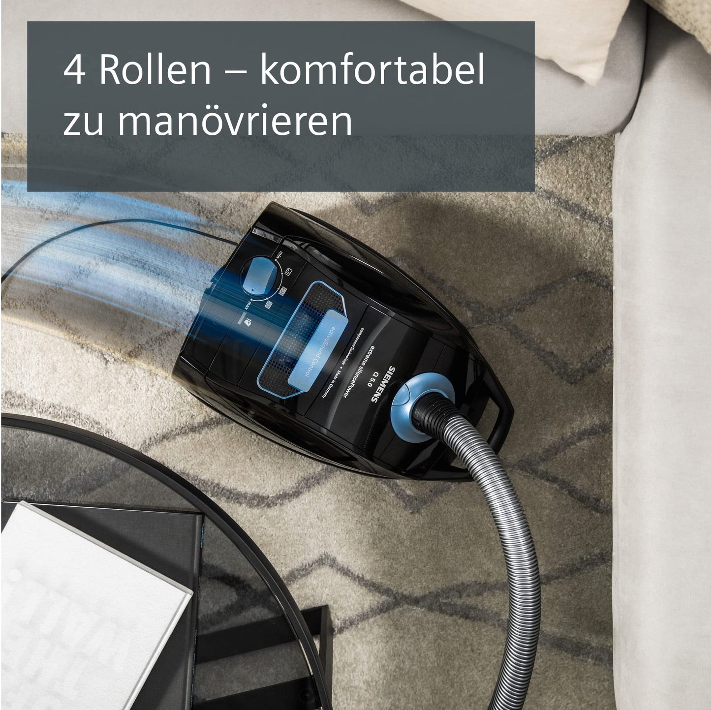 Siemens Q5.0 Staubsauger mit Beutel 850W Schwarz