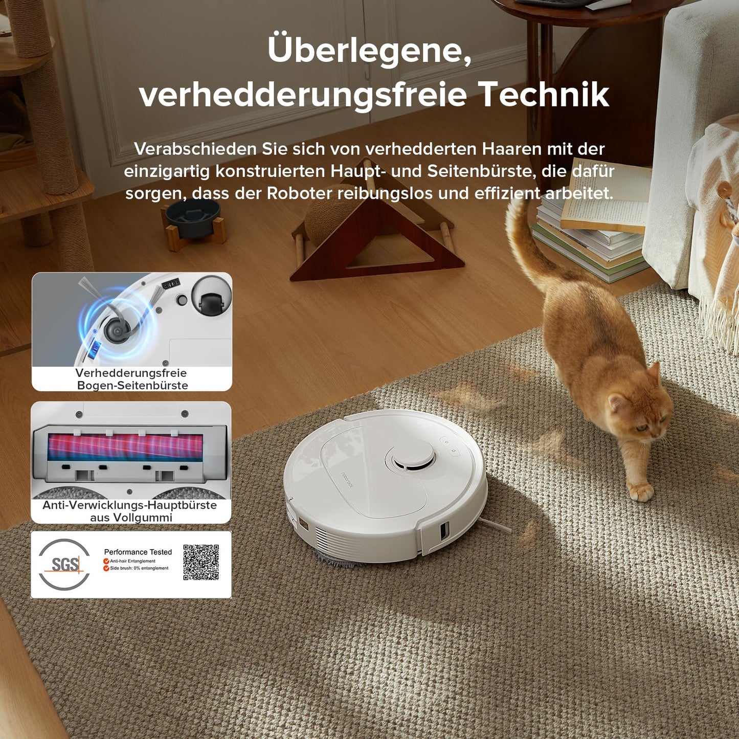 Roborock Qrevo Robot Vacuum & Mop LiDAR Weiß
