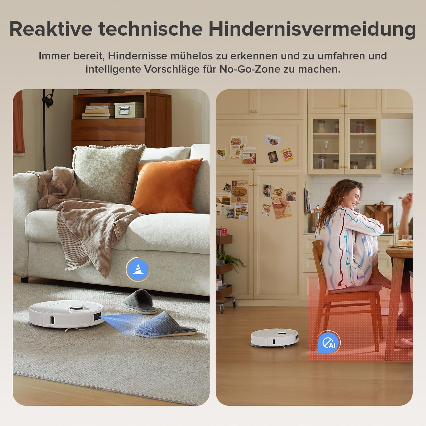 Roborock Qrevo Robot Vacuum & Mop LiDAR Weiß